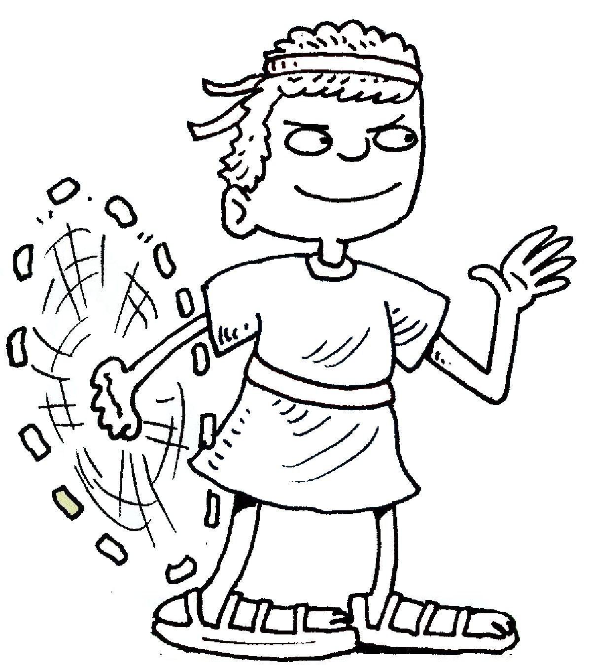 david and goliath coloring pages and activities - photo #21